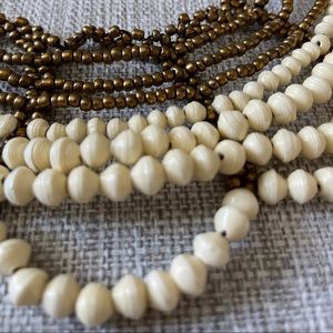 Noonday Collection Paper Bead Convertible Necklace